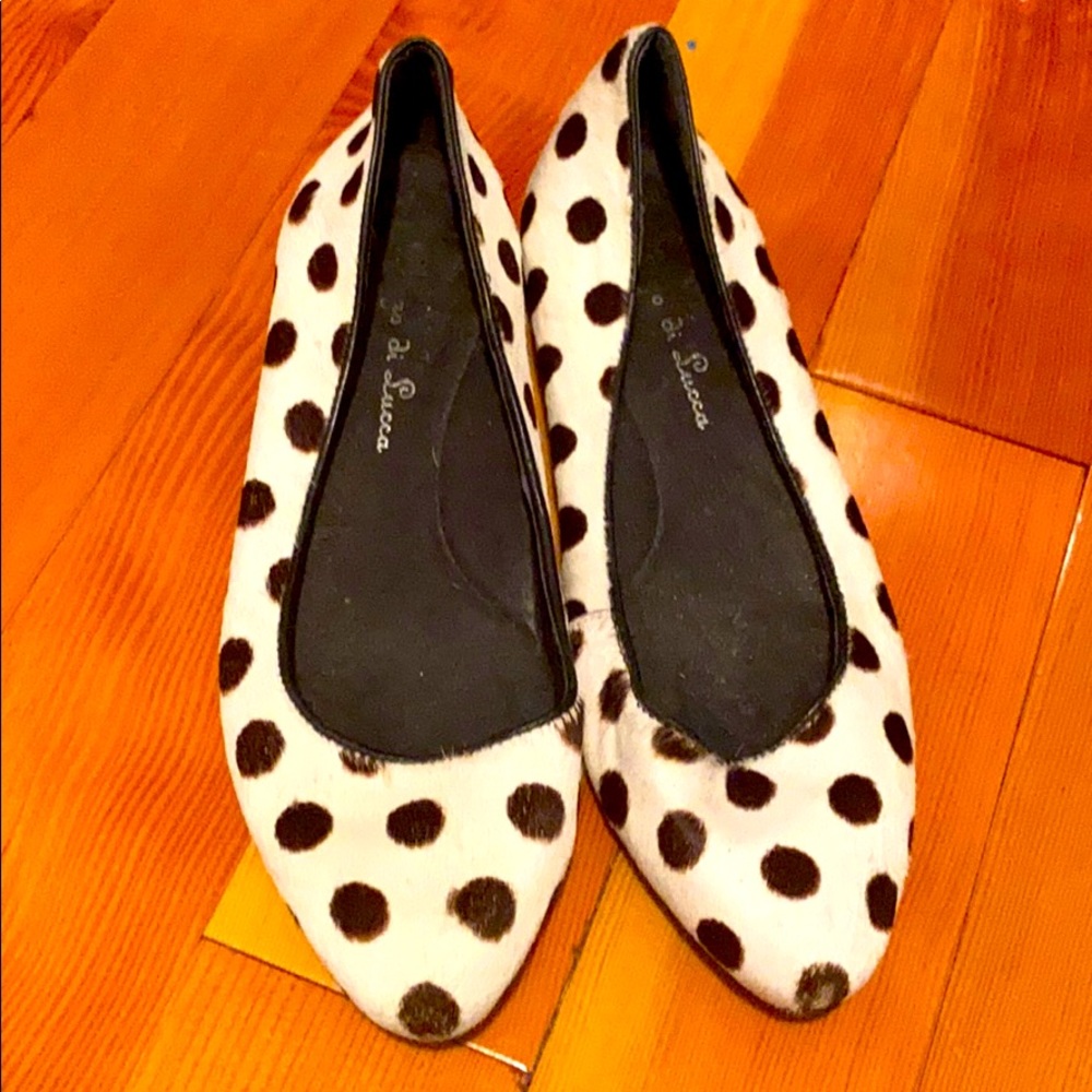 Cowhide flats